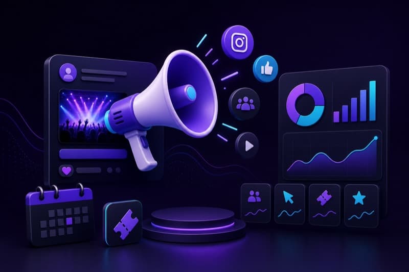 Event marketing — campaigns and social promotion