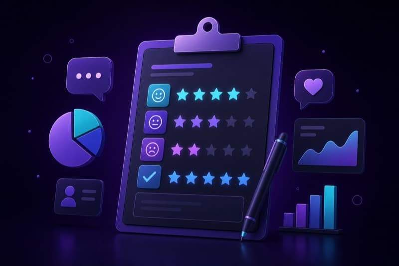 Surveys and feedback — collect guest responses